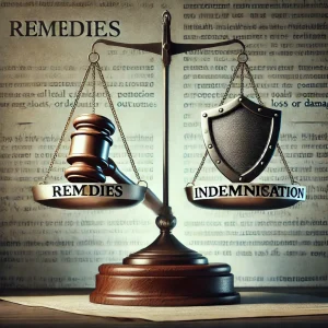 Remedies vs Indemnification